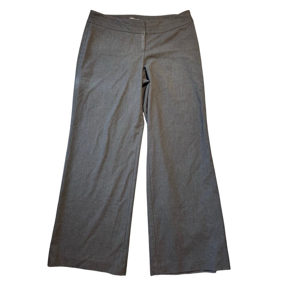 J. JILL women's Pants, Gray Size 12P Petite, Stretchy & Comfy; wide waistband